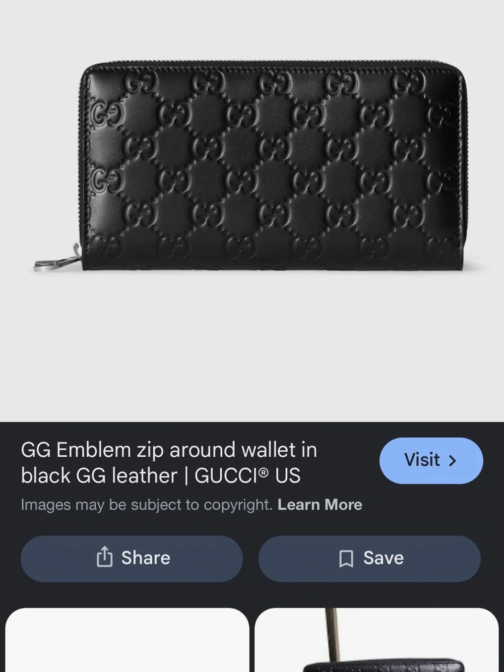 Men's Leather Crossbody Bag - Black